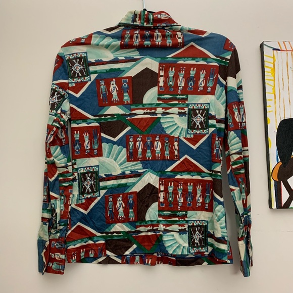 Vintage Patterned Button Down - Picture 3 of 5